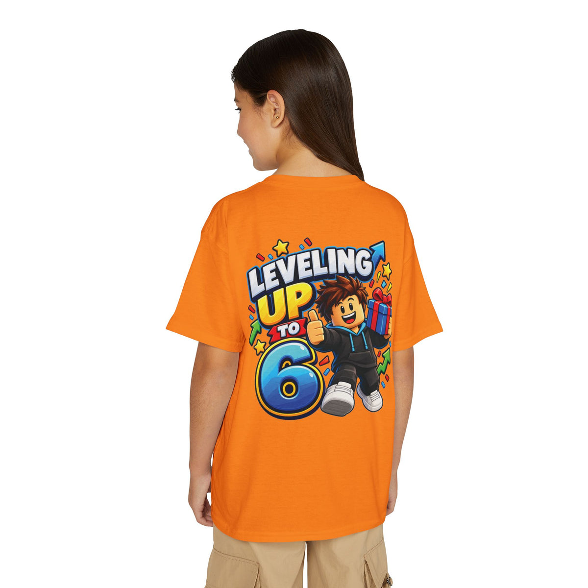 Roblox Birthday Leveling Up to 6 Youth T-Shirt