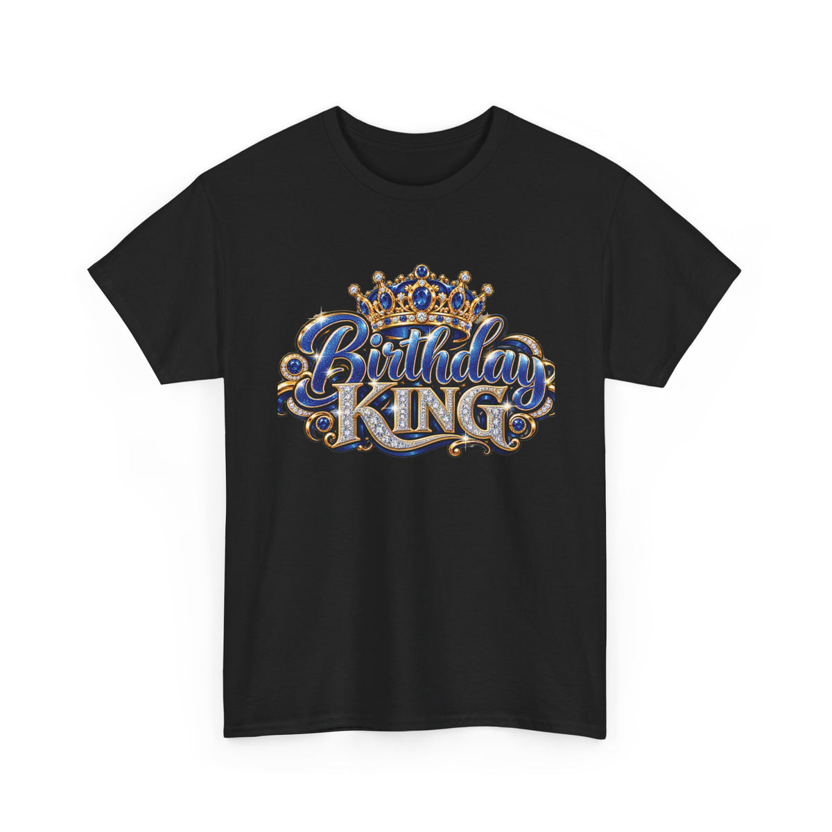 Birthday King Crown Graphic T-Shirt