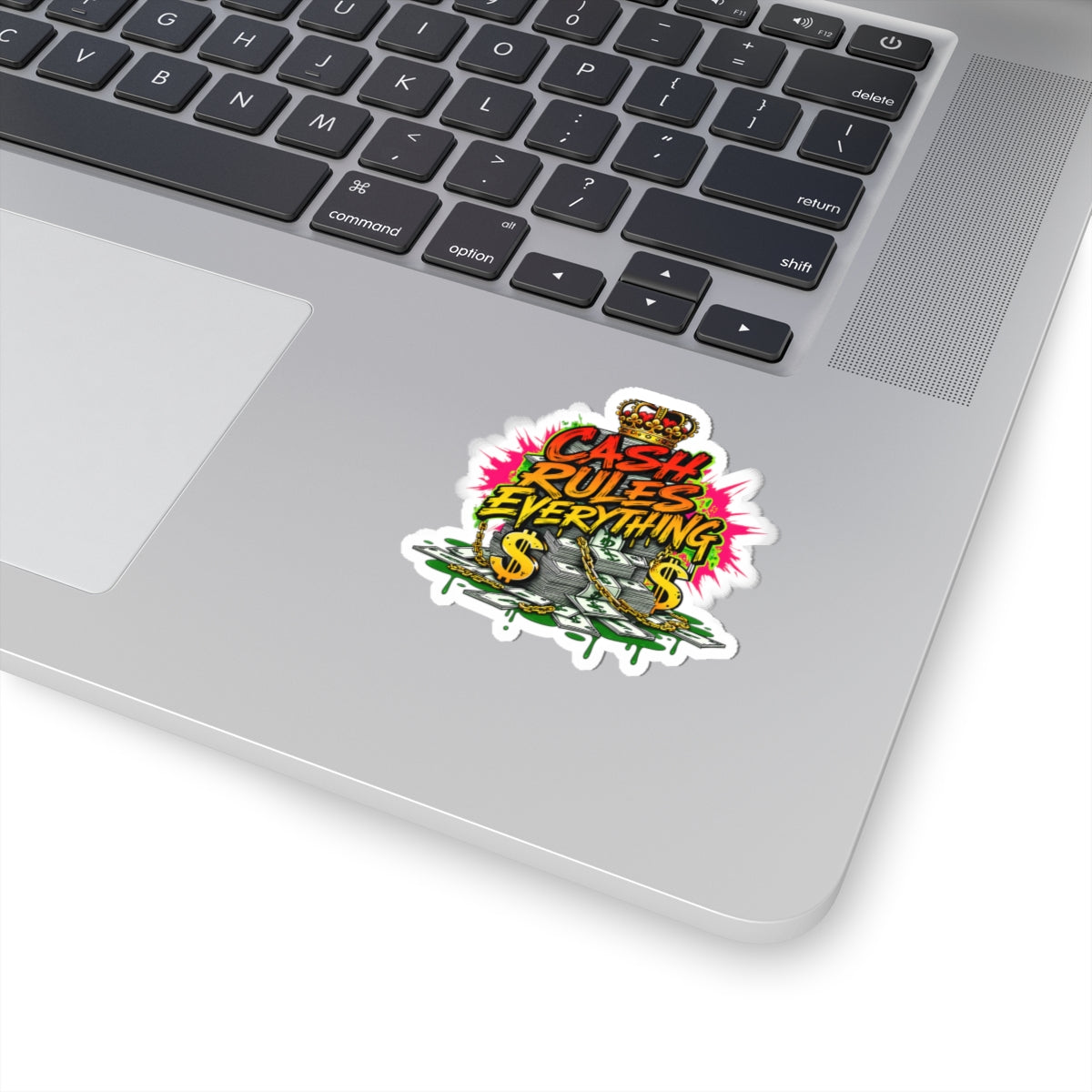Cash Rules Everything Sticker | Kiss-Cut Money Graphic Vinyl