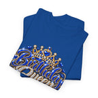 Birthday Blue Queen Crown Graphic Tee