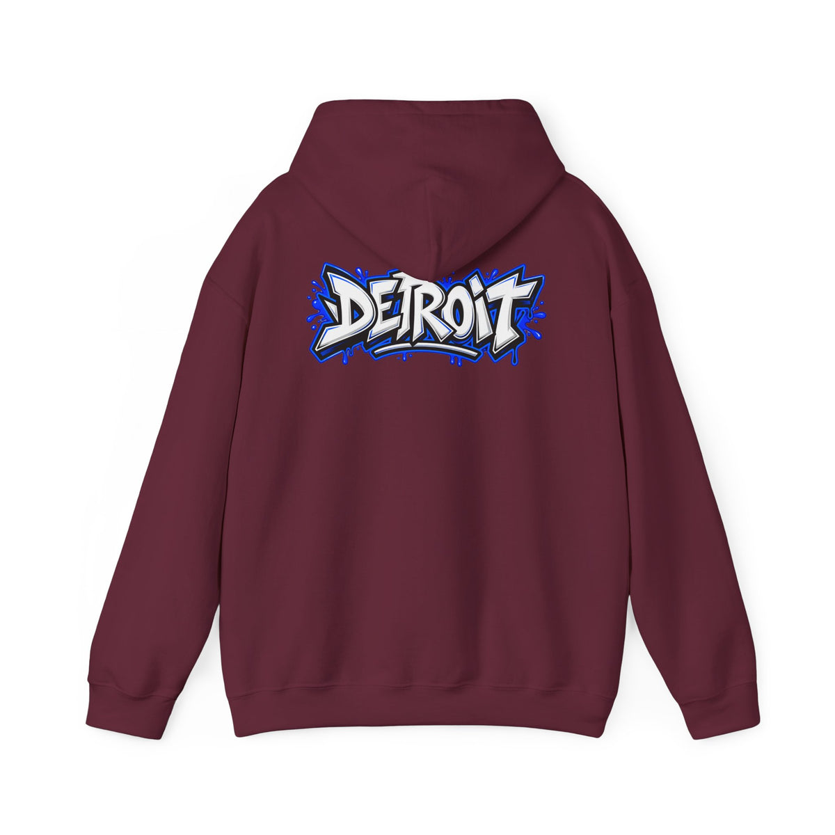 Detroit Graffiti Lion Hoodie | Detroit Drip Streetwear Sweatshirt
