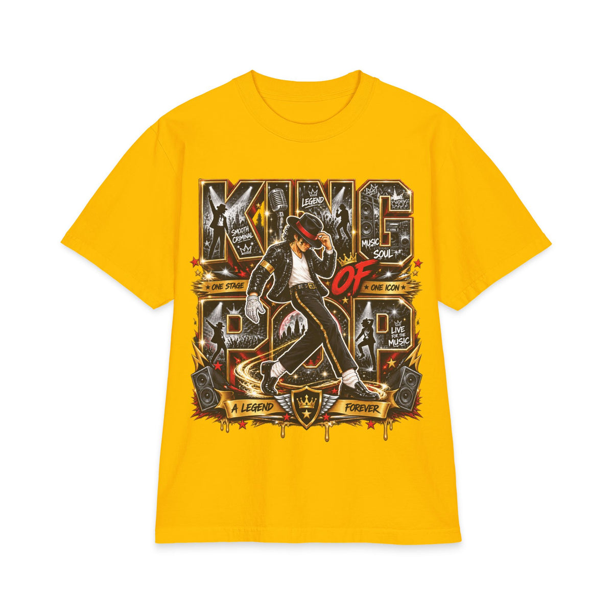 King of Pop T-Shirt | Michael Jackson Tribute Graphic Tee