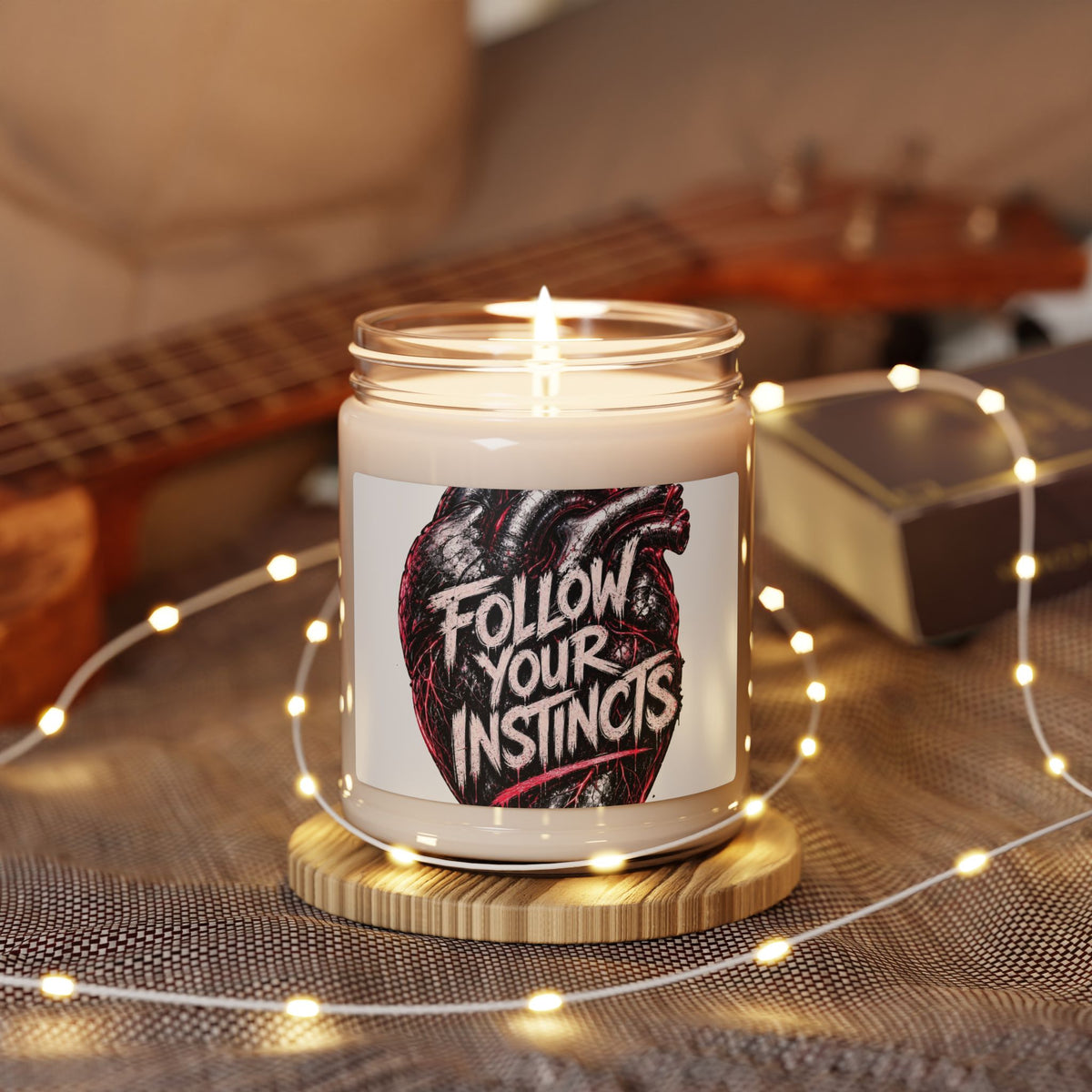 Anatomic Heart Follow Your Instincts Candle | Scented Soy 9oz