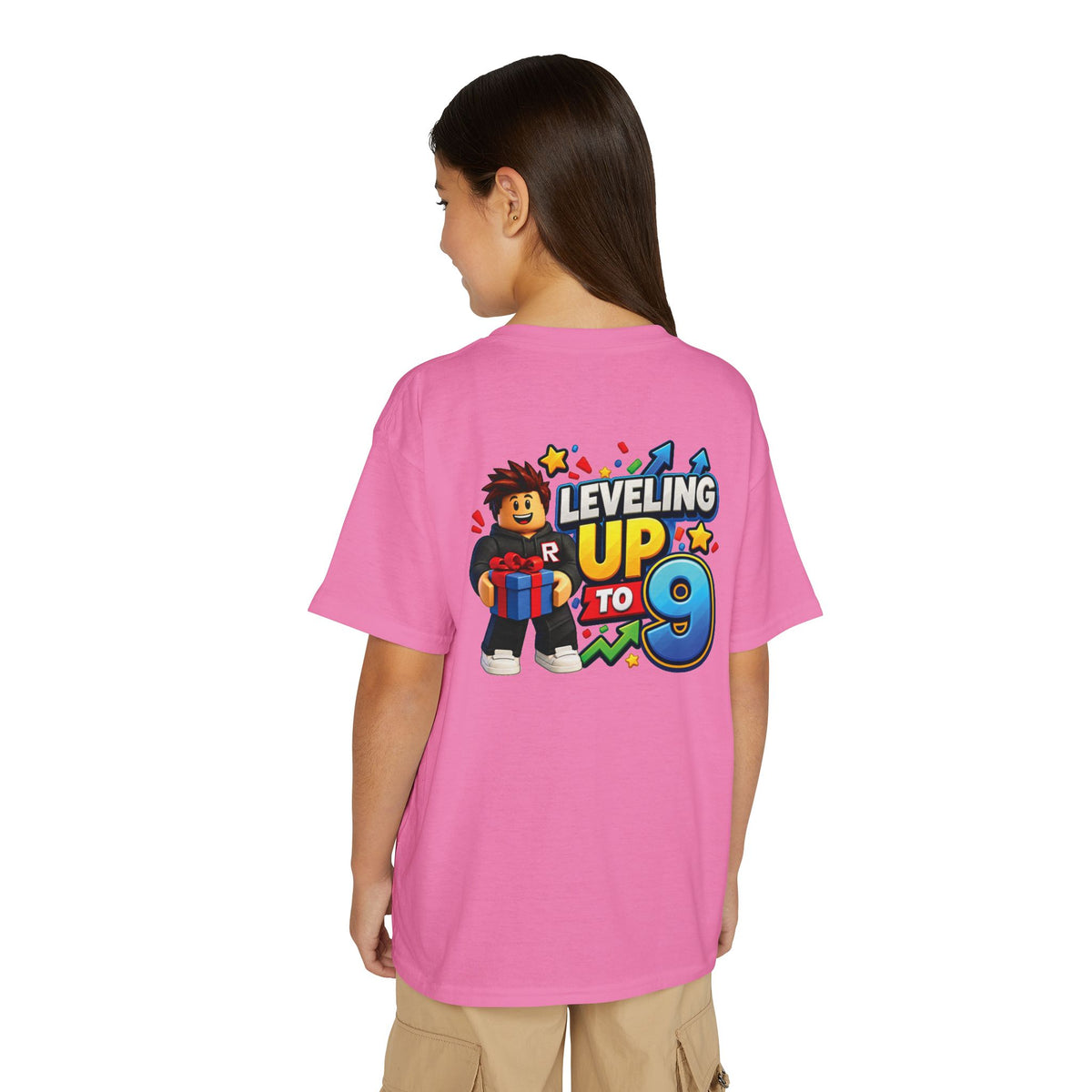 Roblox Birthday Leveling Up 9 Youth T-Shirt