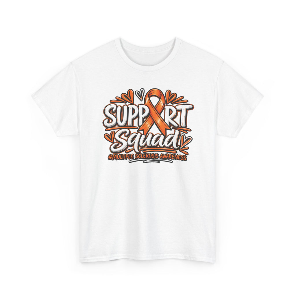 Multiple Sclerosis Squad Tee | Orange Awareness Ribbon, Leukemia Awareness