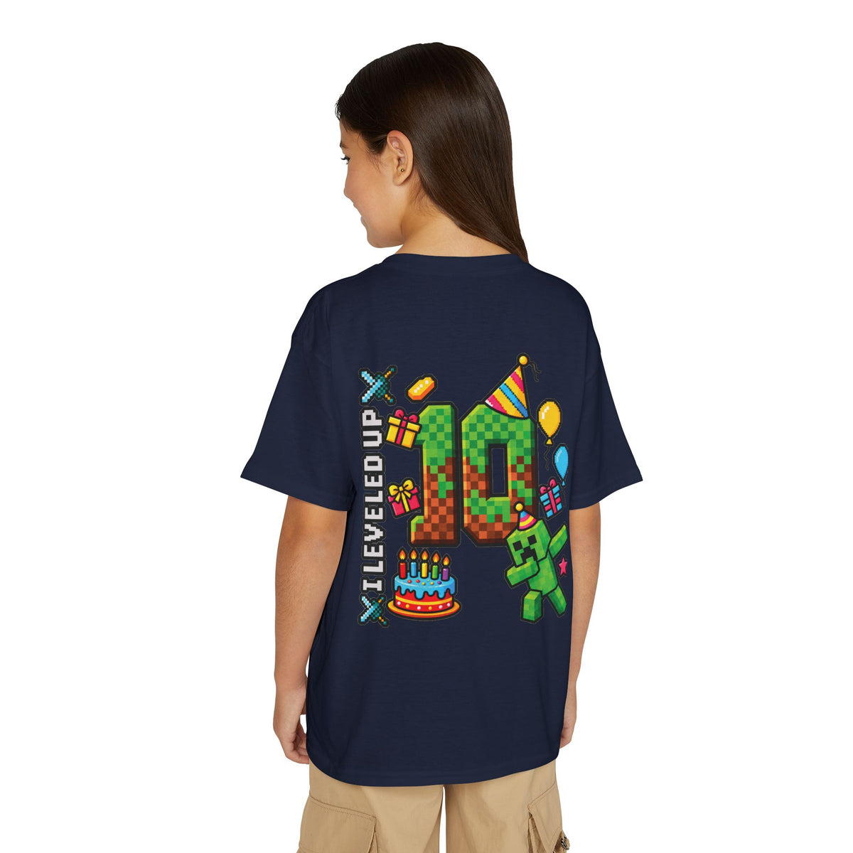 Minecraft-Inspired “Bruh, It’s My Birthday” Youth T-Shirt