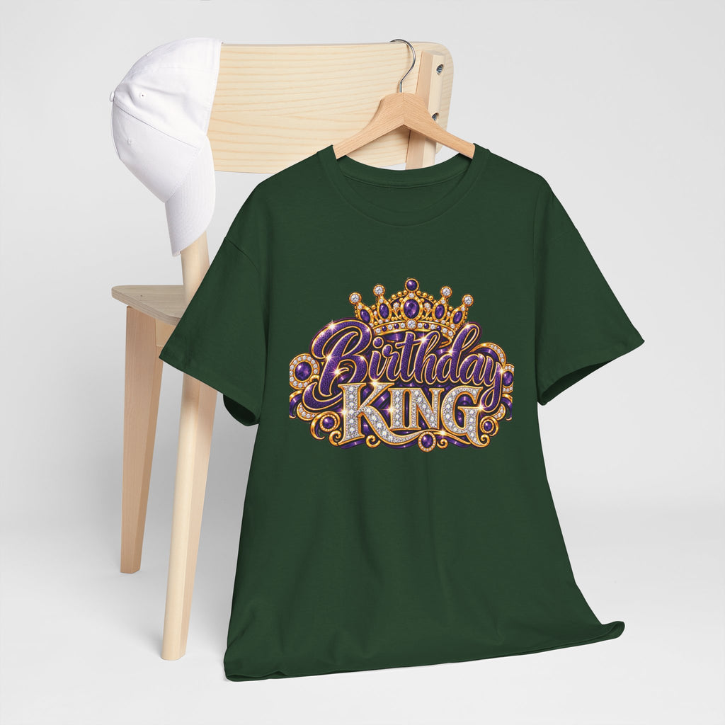 Birthday King Crown Graphic T-Shirt