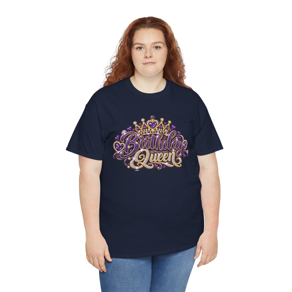 Birthday Purple Queen Graphic T-Shirt