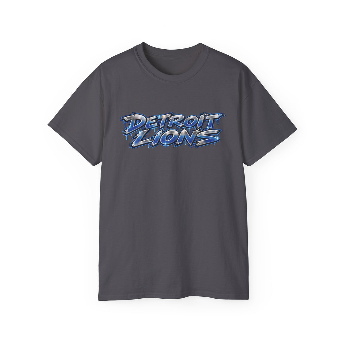 Detroit and Green Bay Rivalry Graphic Tee | Lion Ripping Green Bay Logo Back
