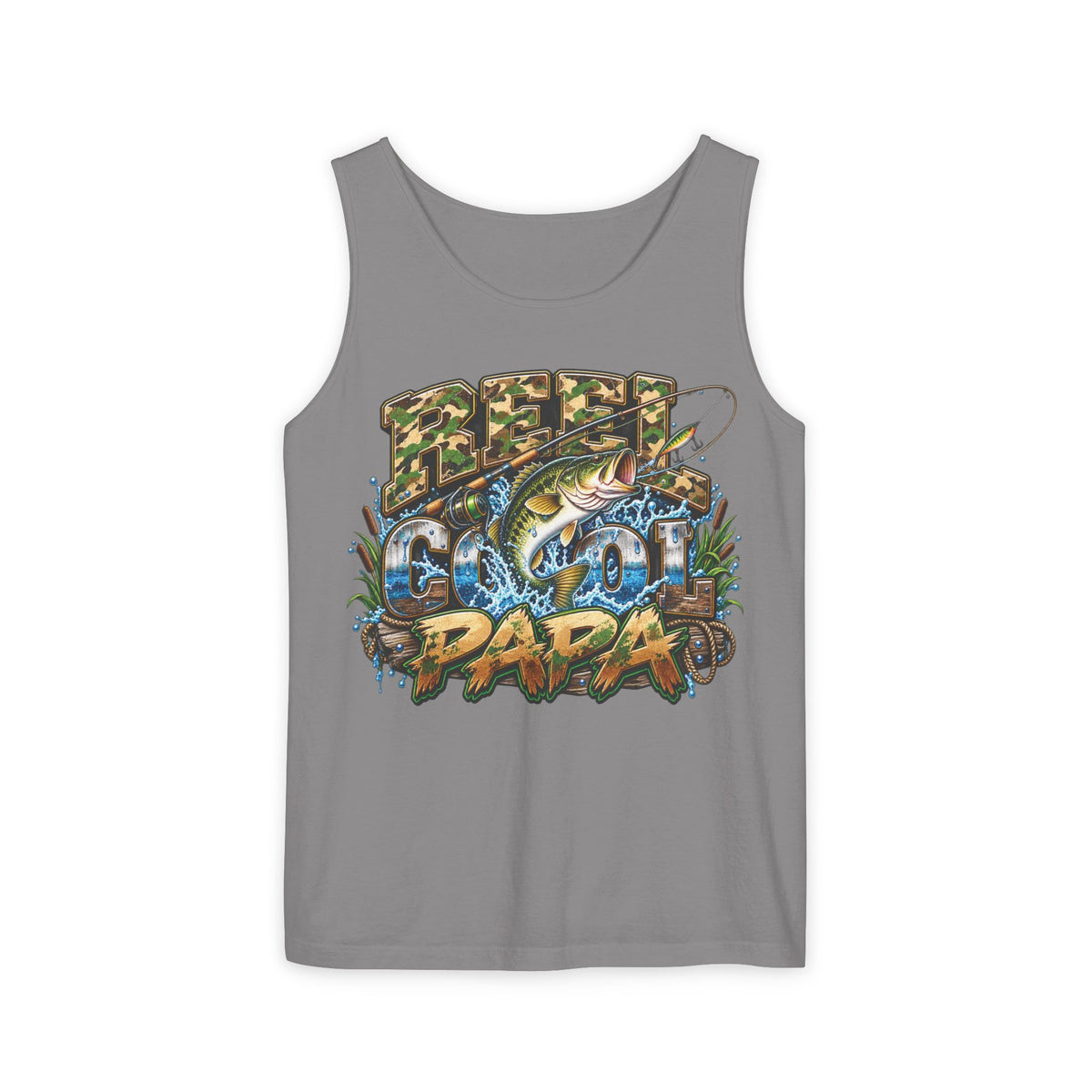 Big Fish Dad Tank Top | Fishing Graphic Tank