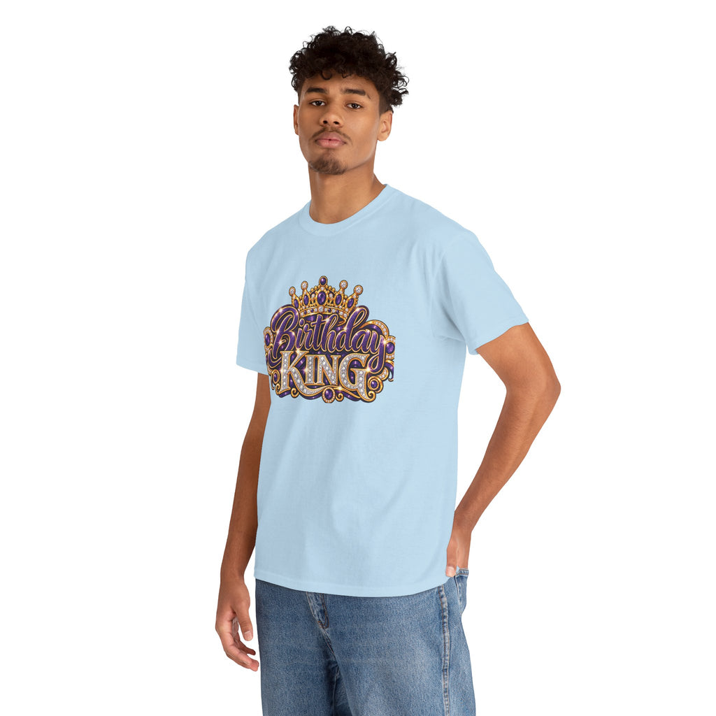 Birthday King Crown Graphic T-Shirt