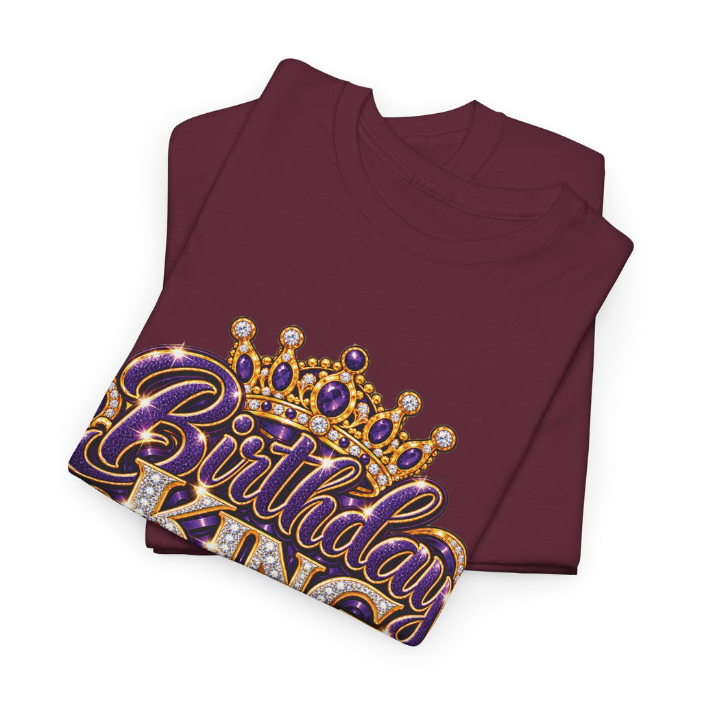 Birthday King Crown Graphic T-Shirt