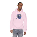 Detroit 313 Drip Skyline Hoodie | Graffiti Letter B Chest Design