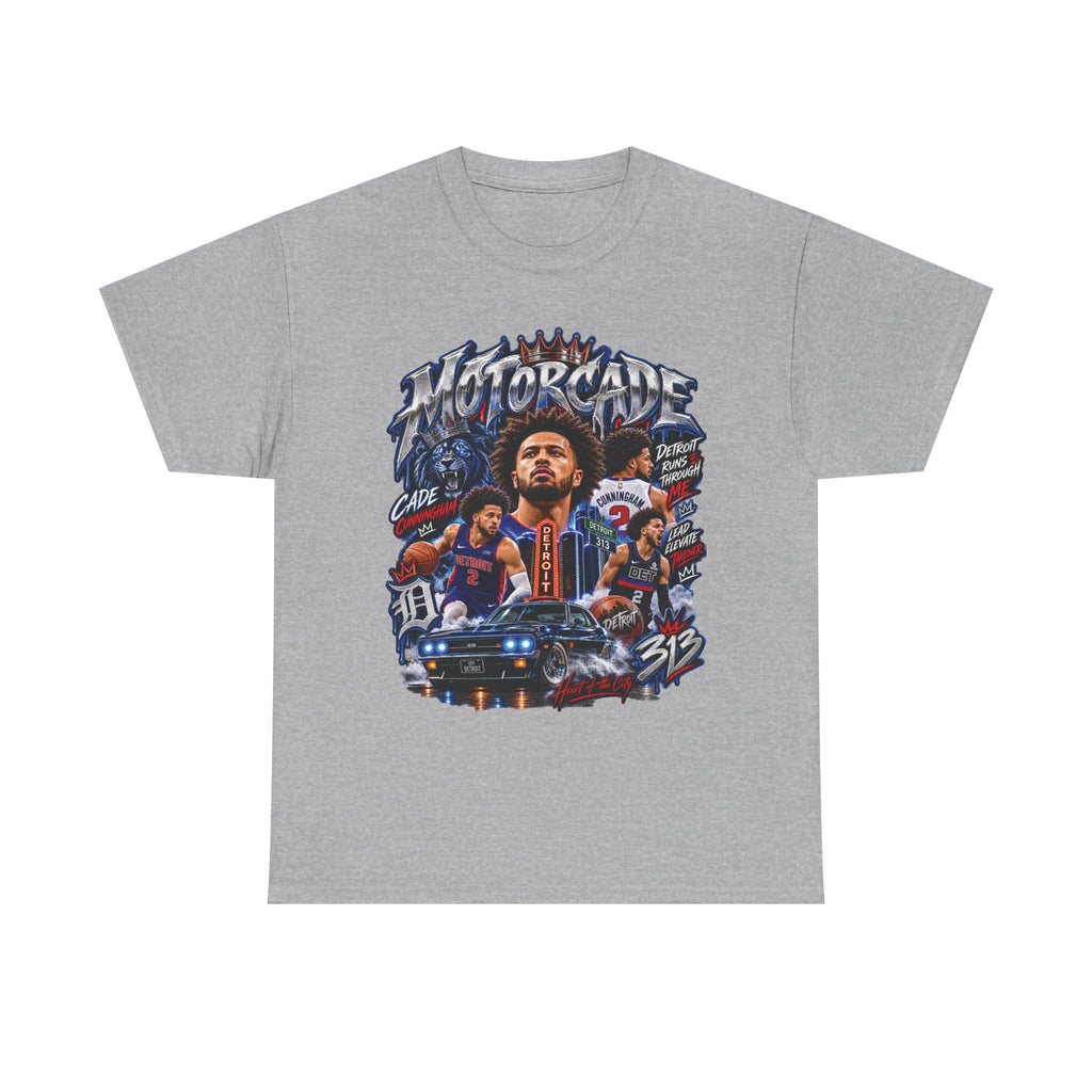 Motorcade Graphic Tee | Vintage Car Rally Illustration
