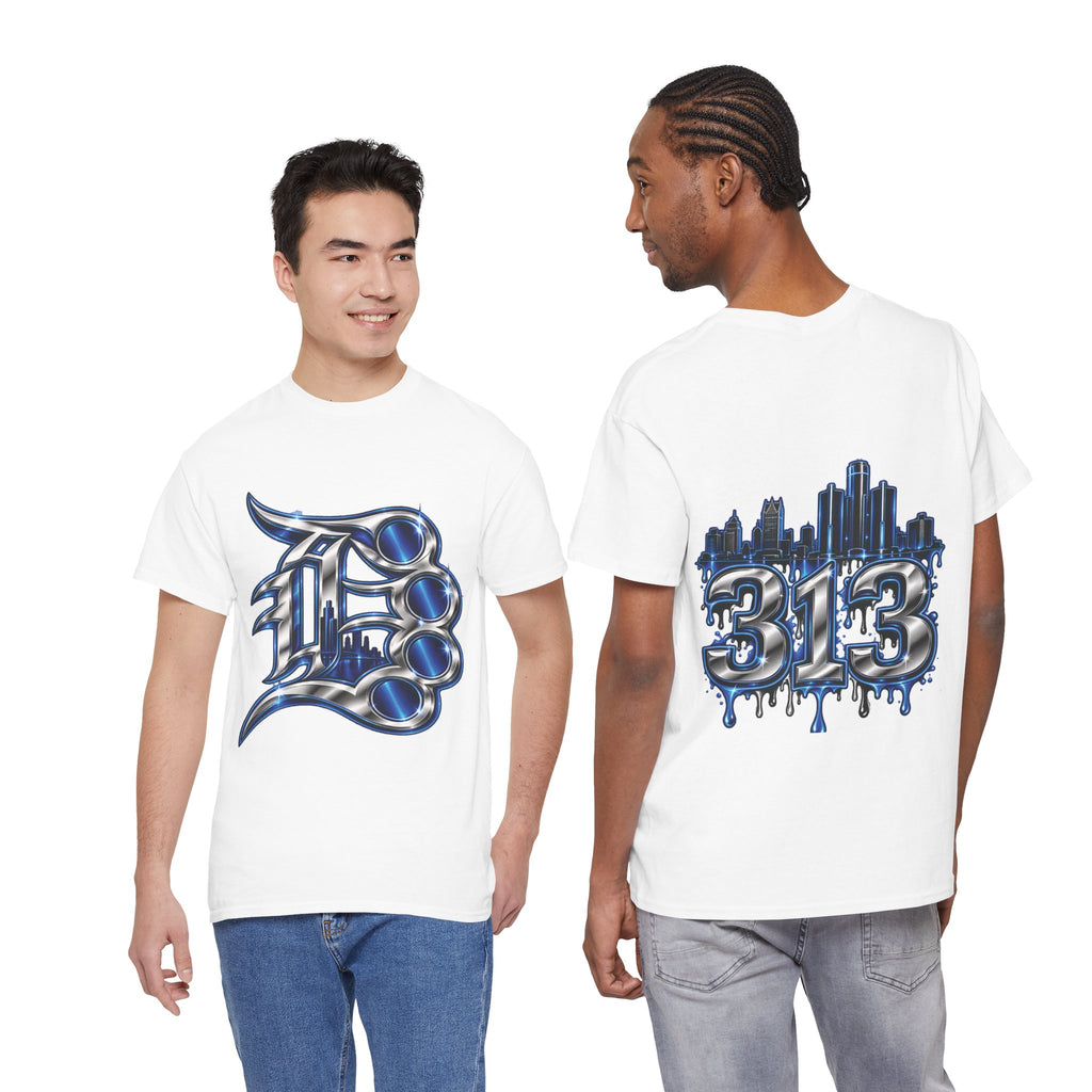 Detroit Brass Knuckles graphic tee | 313 Skyline Drip T-Shirt
