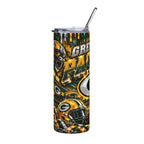 Green Bay Packers Logo Tumbler | 20oz Stainless Steel Travel Cup