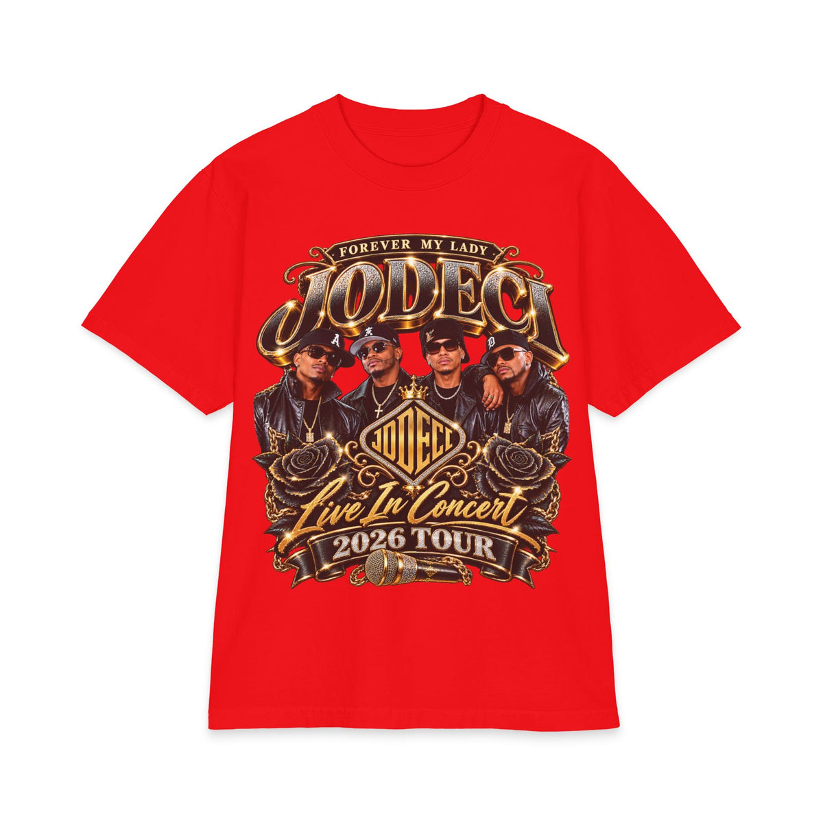 Jodeci Live In Concert 2026 Tour T-Shirt | R&B Band Tee