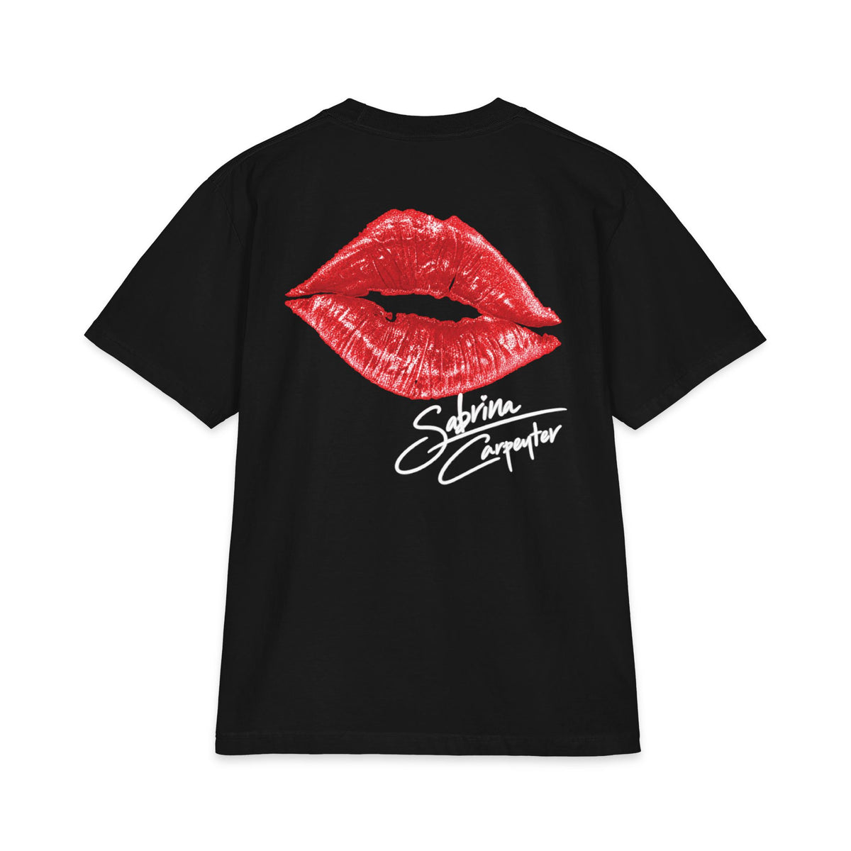 Retro Pinup Collage T-Shirt | Kiss Mark Back Print