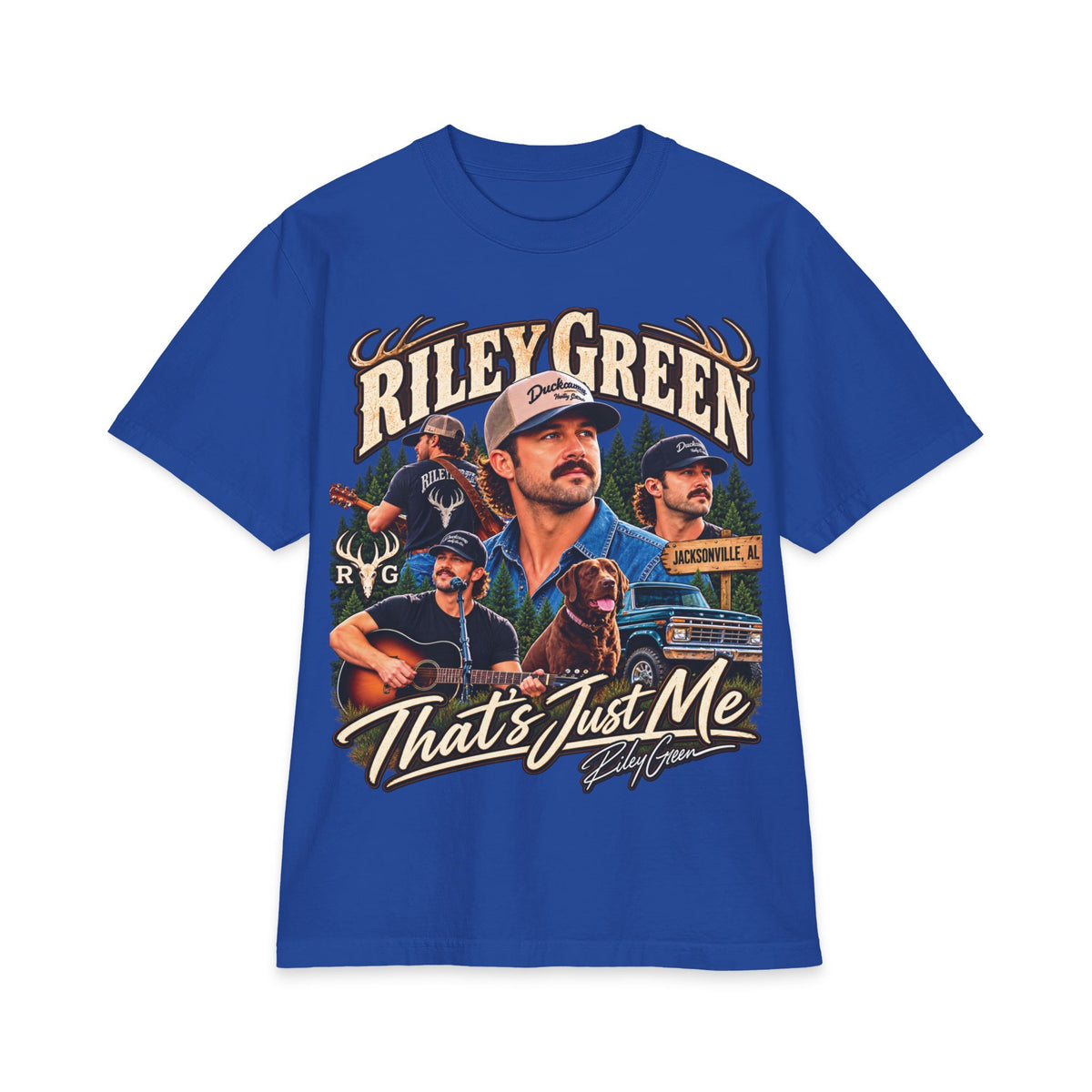 Riley Green Collage That's Just Me T-Shirt | Country Music Tee