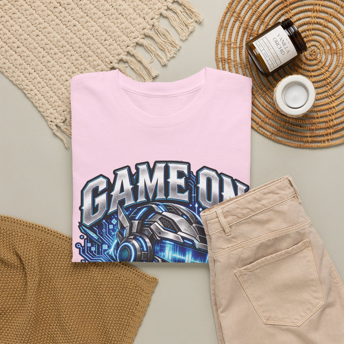 Game On Level Up Gamer Graphic T-Shirt