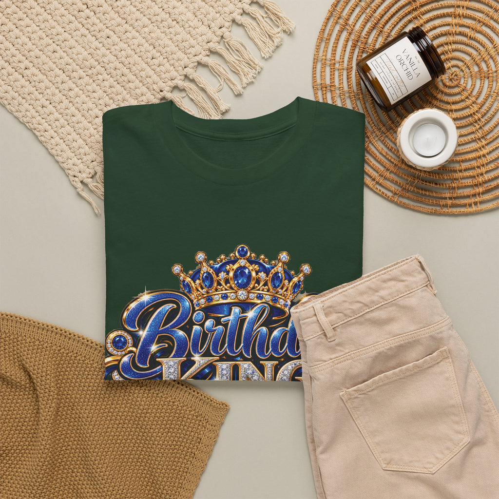 Birthday King Crown Graphic T-Shirt