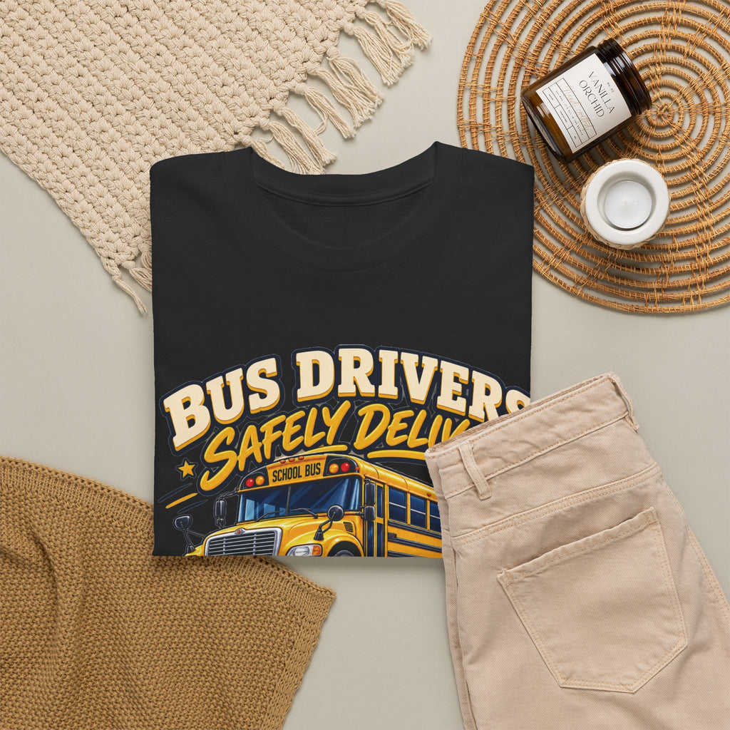 Bus Drivers Safely Deliver Futures Graphic T-Shirt