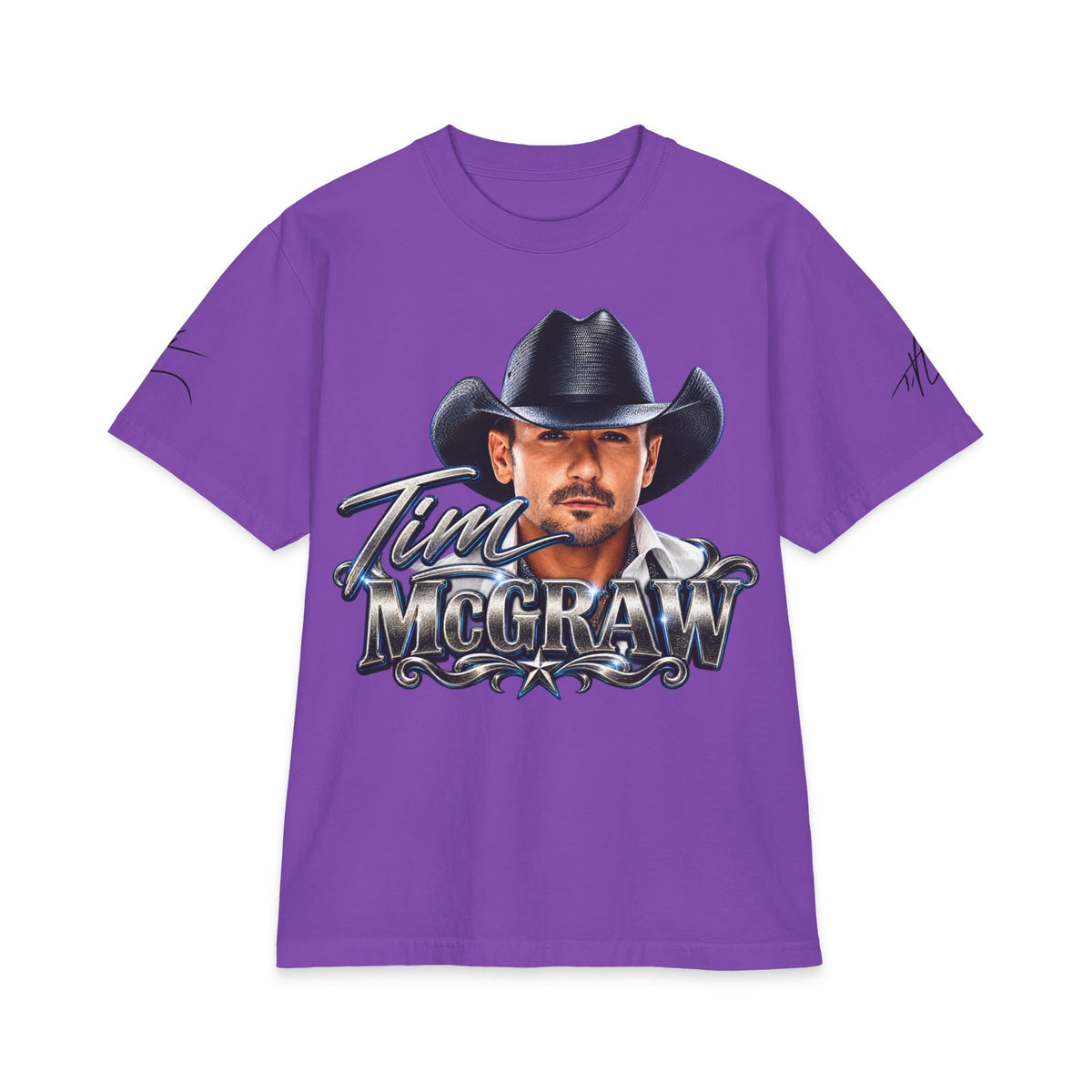 Country Singer Portrait McGraw Graphic Tee | Western Cowboy T-Shirt