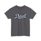 Detroit Script Tee | 313 Drip Skyline T-Shirt