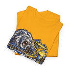 Detroit Michigan Lion Cityscape Graphic T-Shirt