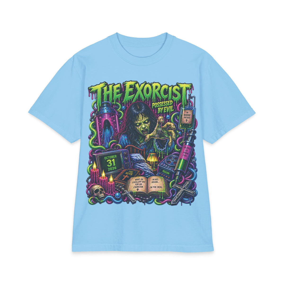 The Exorcist graphic tee | Horror movie art T-Shirt