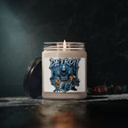 Detroit 313 Football Player Candle, Soy Candle