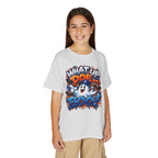 Det What Up Doe Boo! Ghost Graphic T-Shirt | Halloween Kids Tee