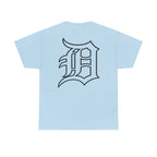Detroit Hockey Player Graphic Tee | Metro Skyline, Winged Mascot