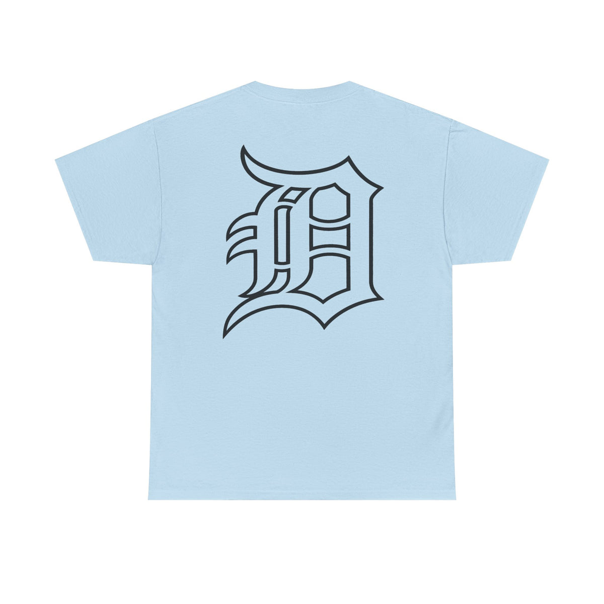 Detroit Hockey Player Graphic Tee | Metro Skyline, Winged Mascot