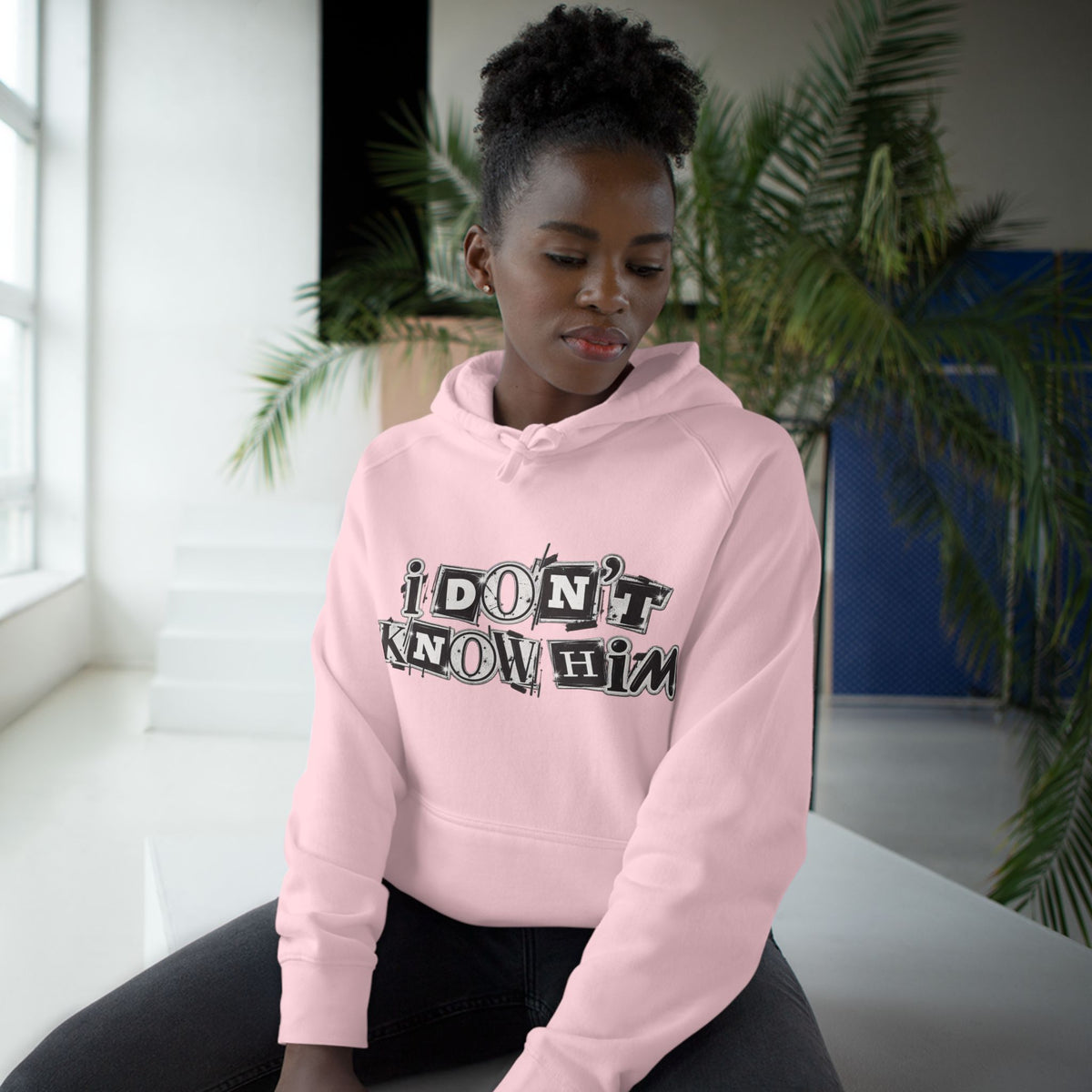 I Don’t Know Him Couples Graphic Hoodie