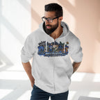 Detroit Lion Graphic Zip Hoodie | Detroit City 313 Lion Design