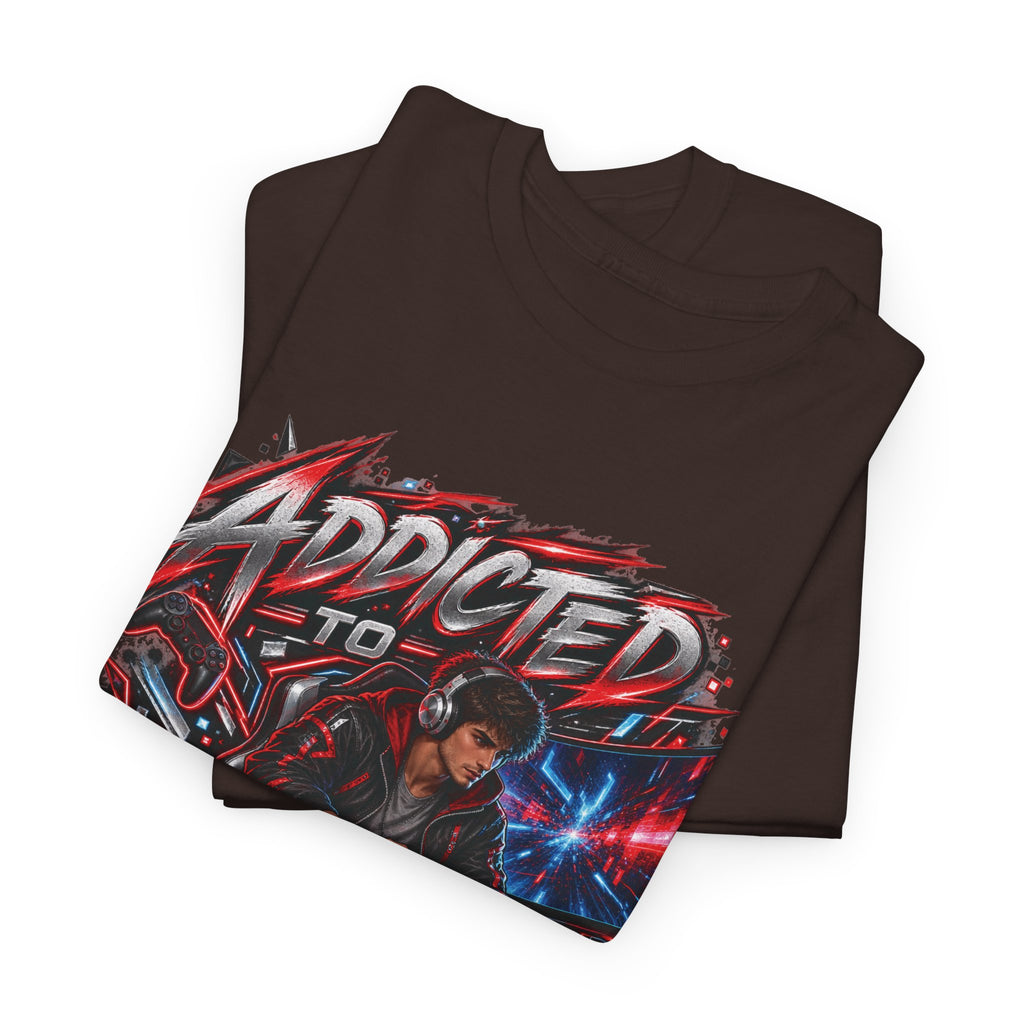 Addicted to Gaming Graphic T-Shirt