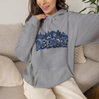 Detroit Graffiti Style Hoodie | City Skyline Street Art Pullover