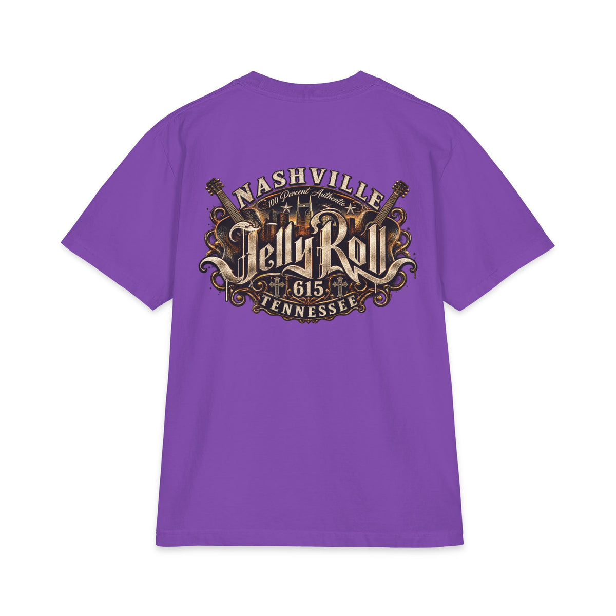 Nashville Jelly Retro Logo T-Shirt | Music City 615 Tennessee