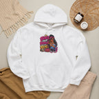 Shes Not Perfect Real AF hoodie | Retro Neon Girl Graphic Hoodie