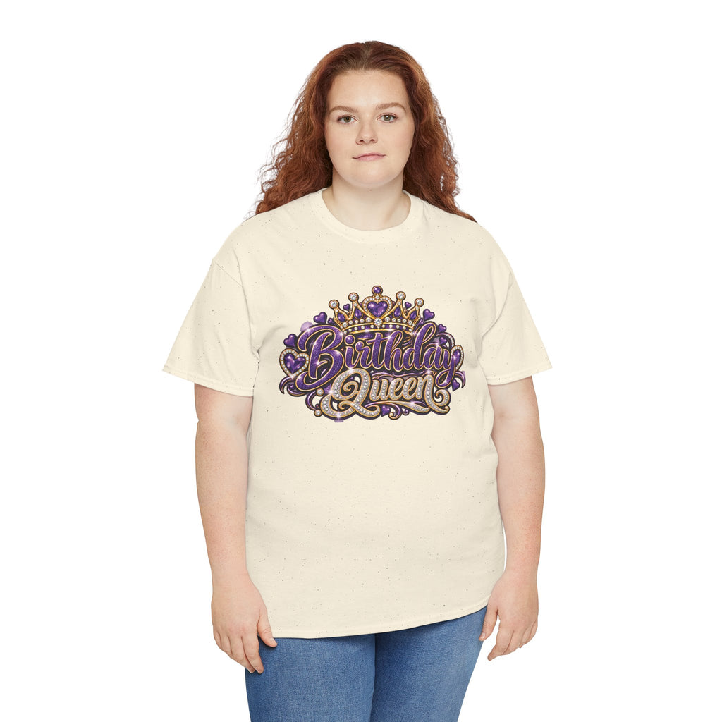 Birthday Purple Queen Graphic T-Shirt