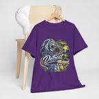 Detroit Michigan Lion Cityscape Graphic T-Shirt
