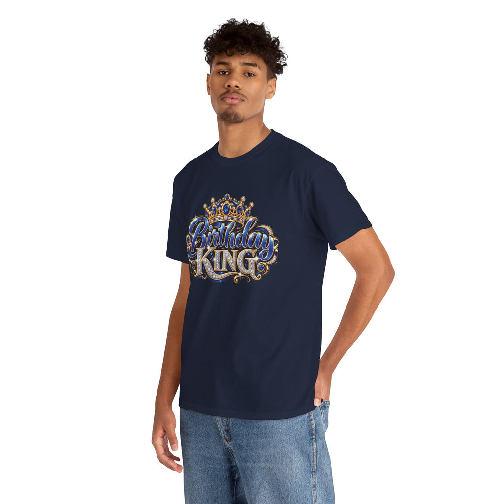 Birthday King Crown Graphic T-Shirt