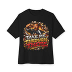 Martin Luther King Take Me Through There graphic Tee | Retro Action Movie Illustration