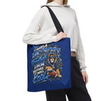 Detroit Football Fan Lion Tote Bag | Vintage City Pride