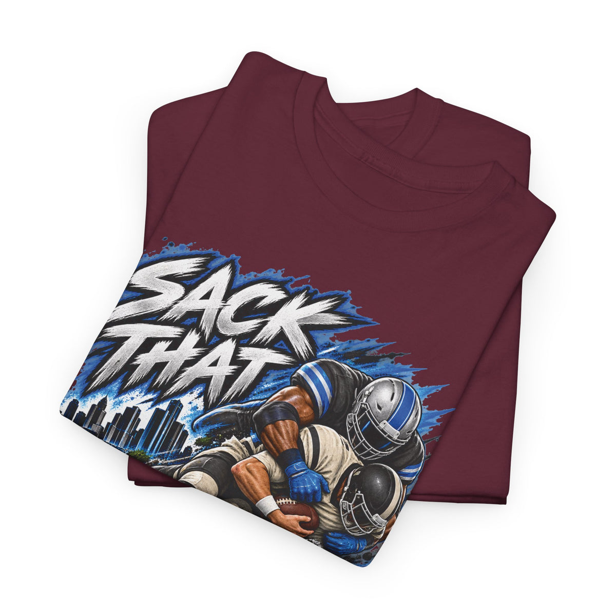 Sack That MF Lions football Graphic T-Shirt