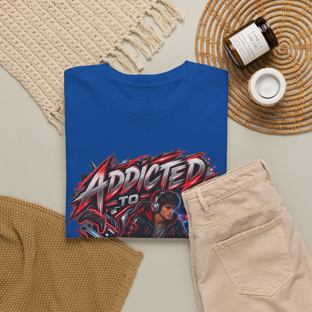 Addicted to Gaming Graphic T-Shirt