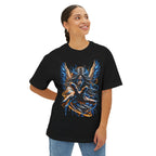 Dark Angel Illustration Tee | Winged Woman Graphic Shirt