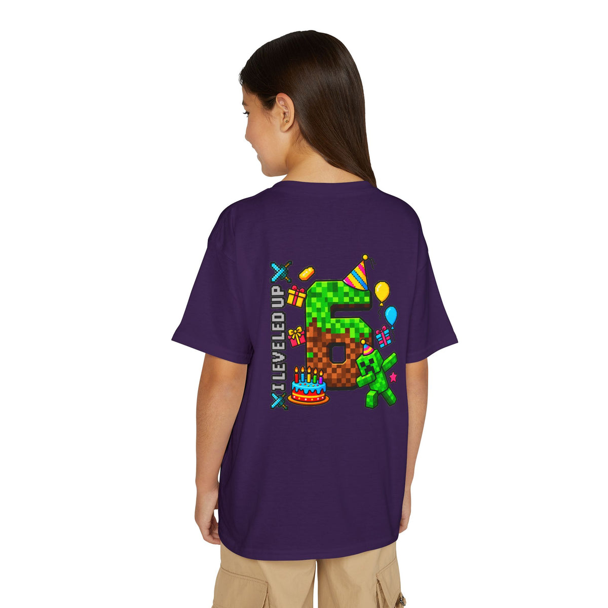 Bruh It’s My Birthday Youth T-Shirt – Pixel Gaming Birthday Shirt
