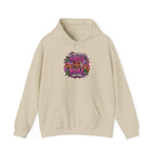 Girls Who Rock Roll Skate Hoodie | Retro Neon Skate Graphic